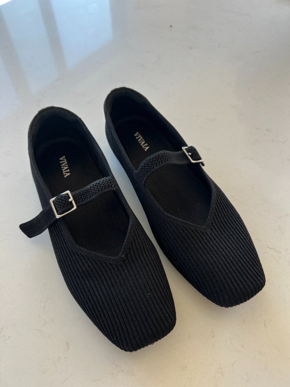 Vivaia Square Toe Mary Jane Ballet Flats